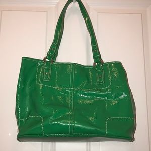 Patent green Nine West Purse